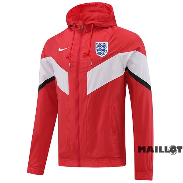 Foot Maillot Pas Cher Coupe Vent Angleterre 2022 Rouge Blanc