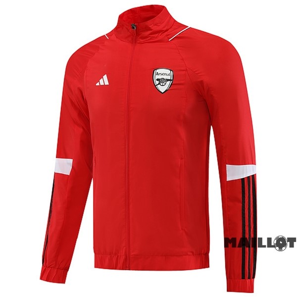 Foot Maillot Pas Cher Coupe Vent Arsenal 2023 2024 Rouge Blanc