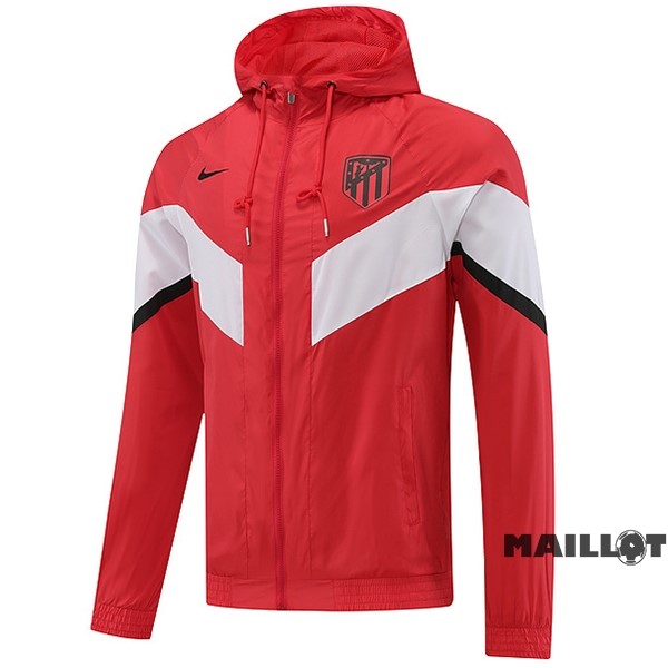 Foot Maillot Pas Cher Coupe Vent Atlético Madrid 2022 2023 Rouge Blanc