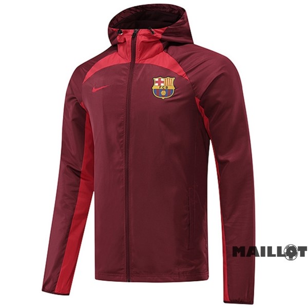 Foot Maillot Pas Cher Coupe Vent Barcelona 2022 2023 Rouge