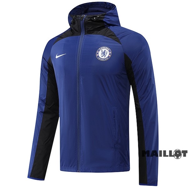 Foot Maillot Pas Cher Coupe Vent Chelsea 2022 2023 Bleu