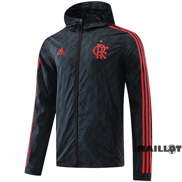 Foot Maillot Pas Cher Coupe Vent Flamengo 2022 2023 Noir Rouge