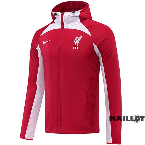 Foot Maillot Pas Cher Coupe Vent Liverpool 2022 2023 Rouge