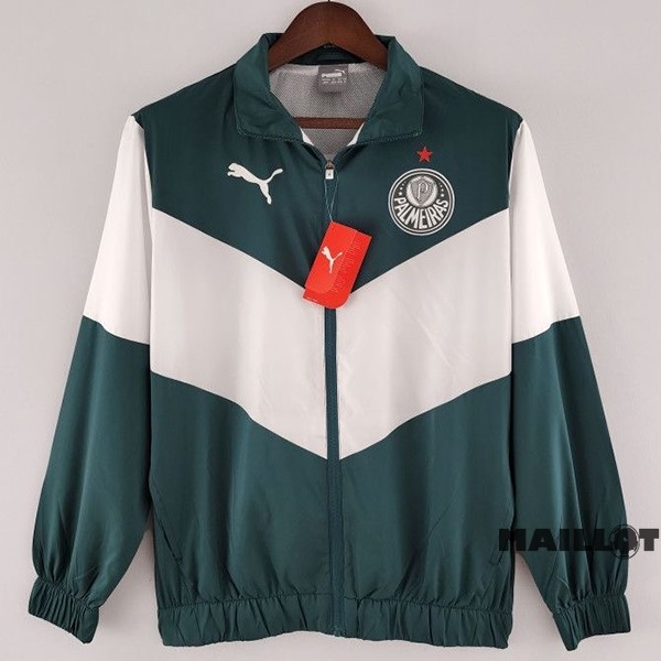 Foot Maillot Pas Cher Coupe Vent Palmeiras 2022 2023 Vert Blanc