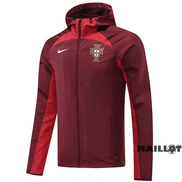 Foot Maillot Pas Cher Coupe Vent Portugal 2022 Rouge