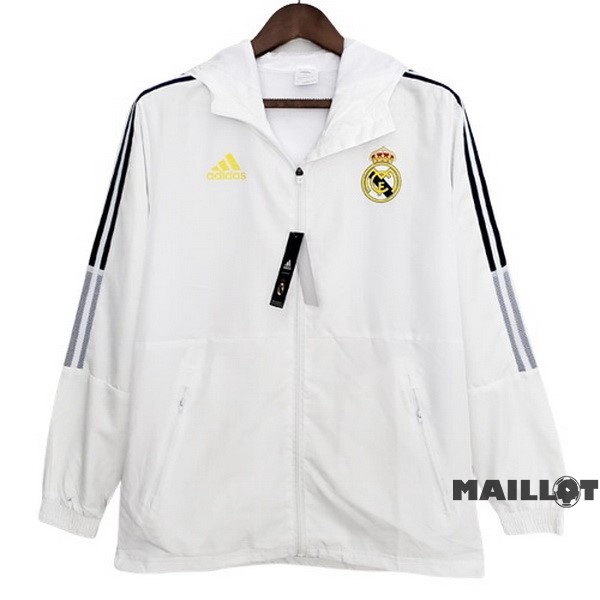 Foot Maillot Pas Cher Coupe Vent Real Madrid 2022 2023 Blanc