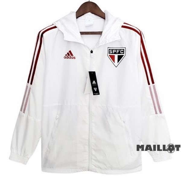 Foot Maillot Pas Cher Coupe Vent São Paulo 2022 2023 Blanc