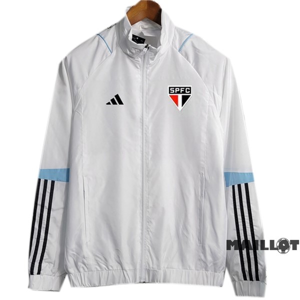 Foot Maillot Pas Cher Coupe Vent São Paulo 2023 2024 Blanc