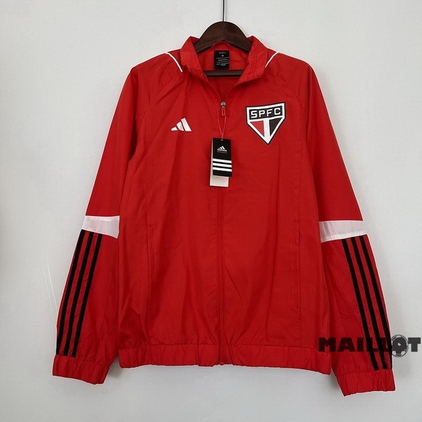 Foot Maillot Pas Cher Coupe Vent São Paulo 2023 2024 Rouge