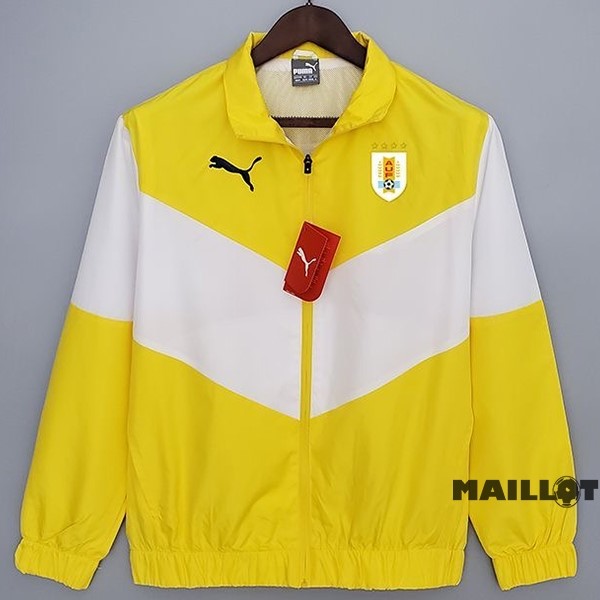 Foot Maillot Pas Cher Coupe Vent Uruguay 2022 Jaune