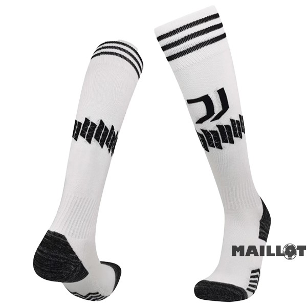 Foot Maillot Pas Cher Domicile Chaussette Enfant Juventus 2022 2023 Blanc