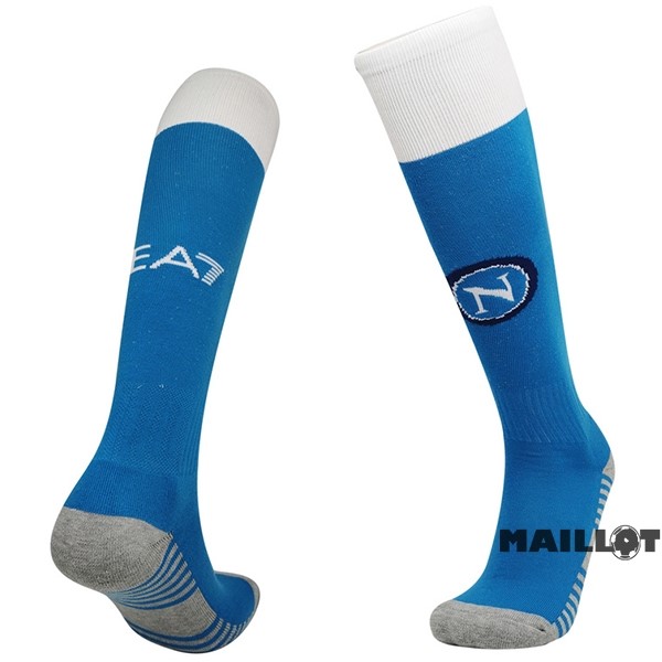 Foot Maillot Pas Cher Domicile Chaussette Napoli 2022 2023 Bleu