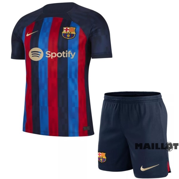 Foot Maillot Pas Cher Domicile Conjunto De Enfant Barcelona 2022 2023 Bleu Rouge