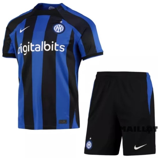 Foot Maillot Pas Cher Domicile Conjunto De Enfant Inter Milán 2022 2023 Bleu