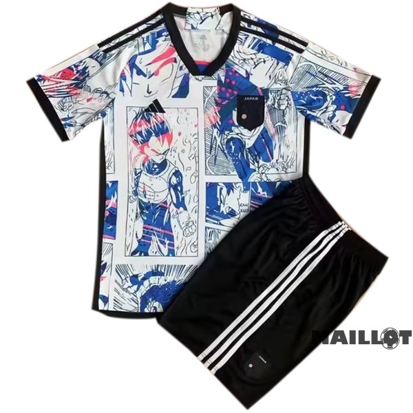 Foot Maillot Pas Cher Domicile Conjunto De Homme Japon 2022 Blanc Bleu