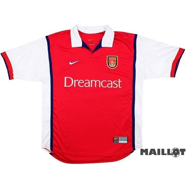 Foot Maillot Pas Cher Domicile Maillot Arsenal Retro 1999 2000 Rouge