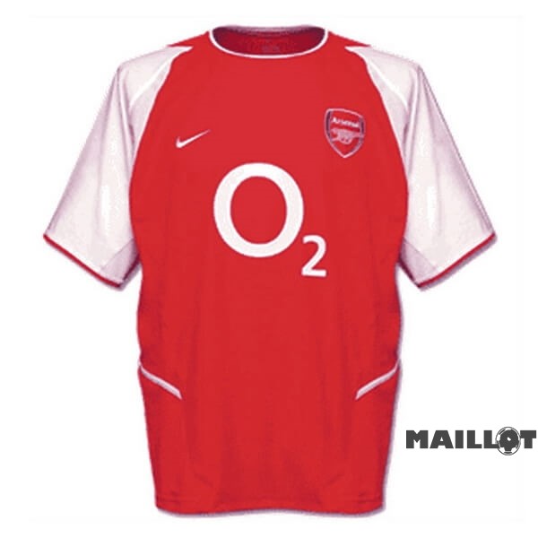 Foot Maillot Pas Cher Domicile Maillot Arsenal Retro 2002 2003 Rouge