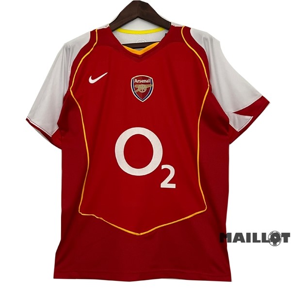 Foot Maillot Pas Cher Domicile Maillot Arsenal Retro 2004 2005 Rouge