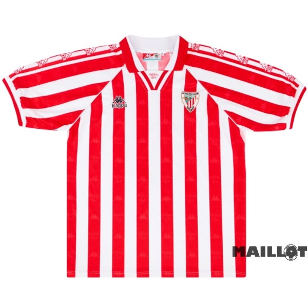 Foot Maillot Pas Cher Domicile Maillot Athletic Bilbao Retro 1995 1997 Rouge