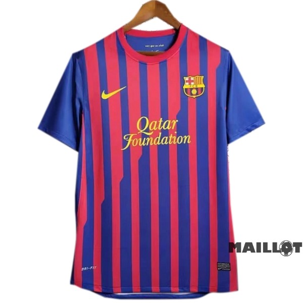 Foot Maillot Pas Cher Domicile Maillot Barcelona Retro 2011 2012 Bleu Rouge