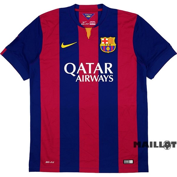 Foot Maillot Pas Cher Domicile Maillot Barcelona Retro 2014 2015 Bleu Rouge