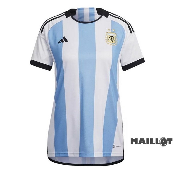 Foot Maillot Pas Cher Domicile Maillot Femme Argentine 2022 Bleu Blanc