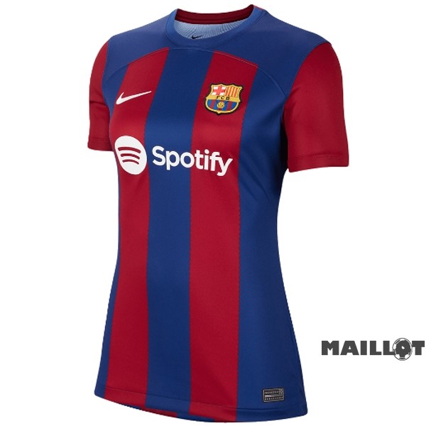 Foot Maillot Pas Cher Domicile Maillot Femme Barcelona 2023 2024 Bleu Rouge