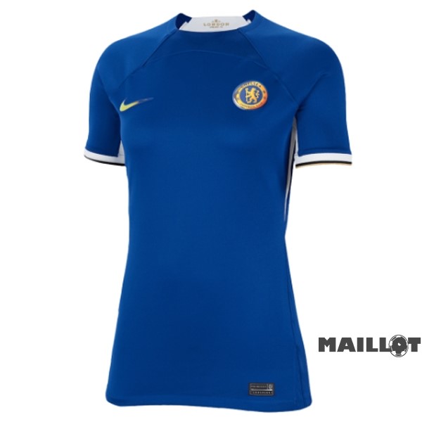 Foot Maillot Pas Cher Domicile Maillot Femme Chelsea 2023 2024 Bleu