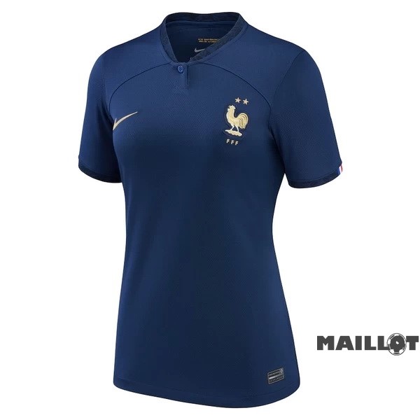 Foot Maillot Pas Cher Domicile Maillot Femme France 2022 Bleu