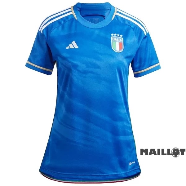 Foot Maillot Pas Cher Domicile Maillot Femme Italie 2023 Bleu