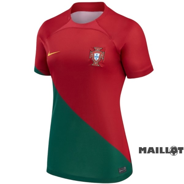 Foot Maillot Pas Cher Domicile Maillot Femme Portugal 2022 Rouge