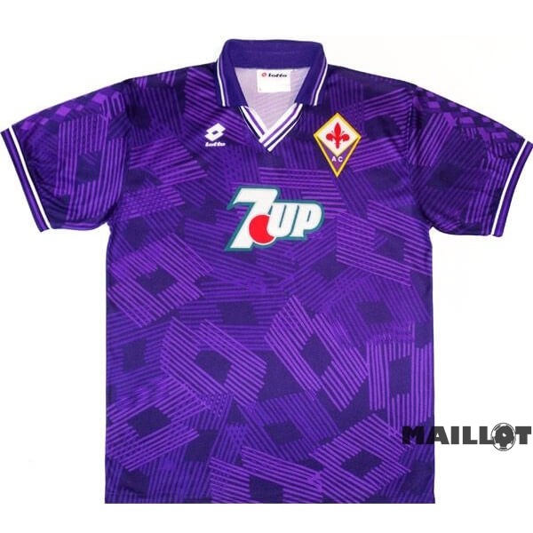 Foot Maillot Pas Cher Domicile Maillot Fiorentina Retro 1992 1993 Purpura