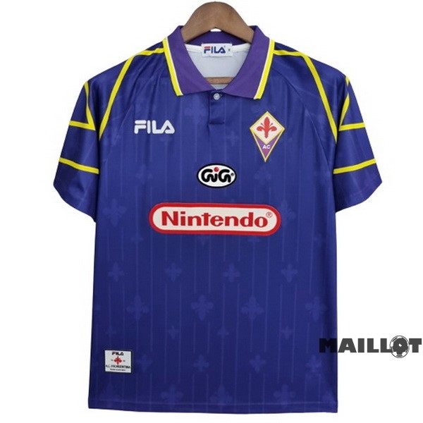 Foot Maillot Pas Cher Domicile Maillot Fiorentina Retro 1997 1998 Purpura