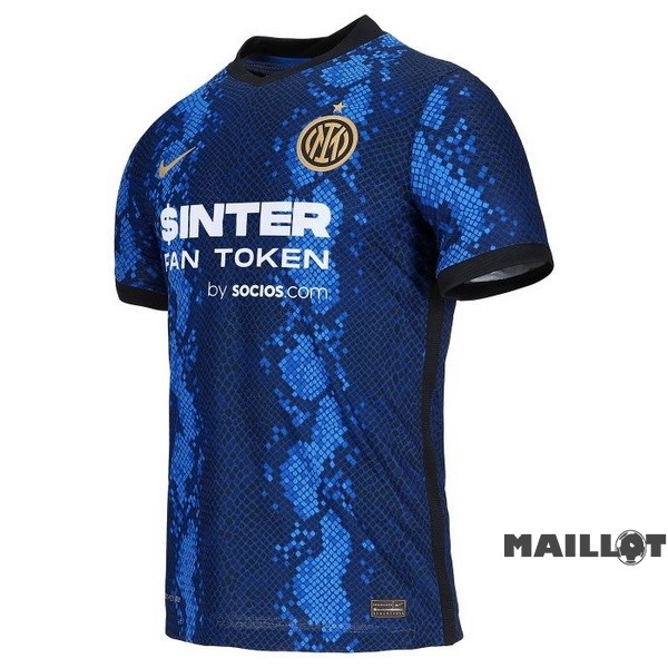 Foot Maillot Pas Cher Domicile Maillot Inter Milán Retro 2021 2022 Bleu