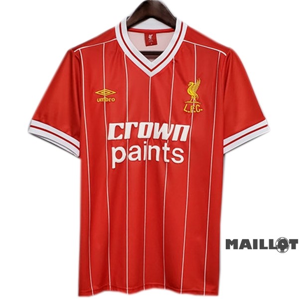 Foot Maillot Pas Cher Domicile Maillot Liverpool Retro 1981 1984 Rouge