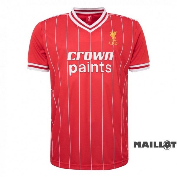 Foot Maillot Pas Cher Domicile Maillot Liverpool Retro 1982 1983 Rouge