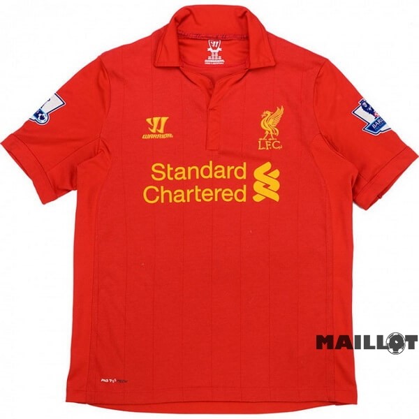 Foot Maillot Pas Cher Domicile Maillot Liverpool Retro 2012 2013 Rouge