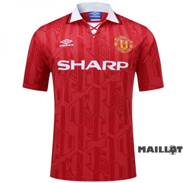 Foot Maillot Pas Cher Domicile Maillot Manchester United Retro 1994 Rouge