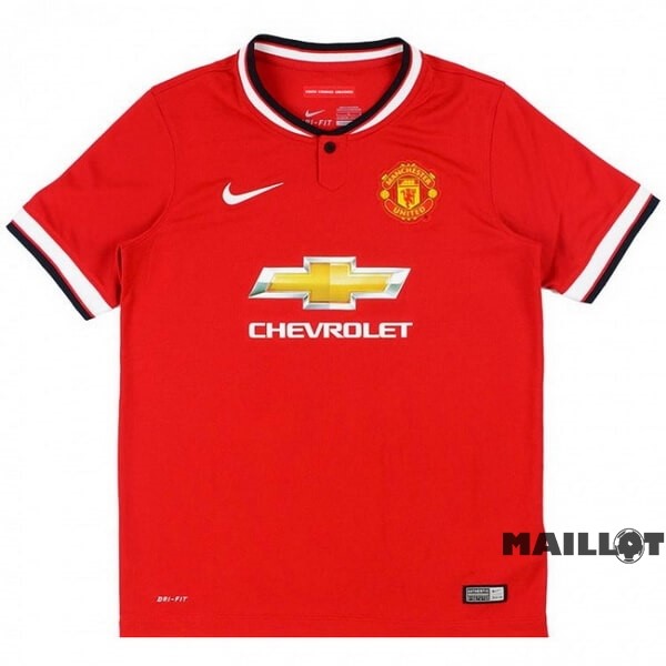 Foot Maillot Pas Cher Domicile Maillot Manchester United Retro 2014 2015 Rouge