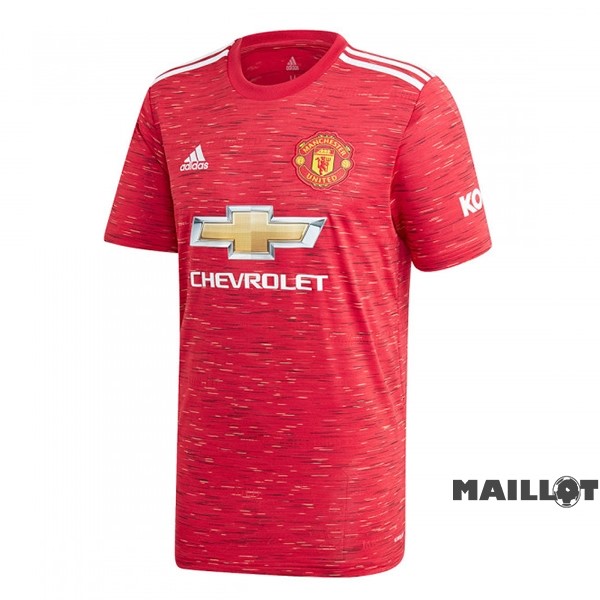 Foot Maillot Pas Cher Domicile Maillot Manchester United Retro 2020 2021 Rouge