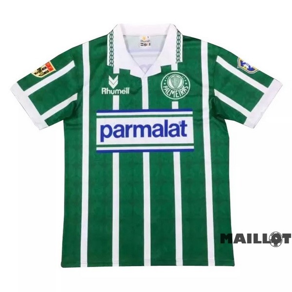 Foot Maillot Pas Cher Domicile Maillot Palmeiras Retro 1993 1994 Vert