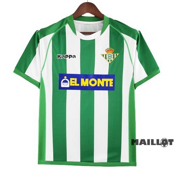 Foot Maillot Pas Cher Domicile Maillot Real Betis Retro 2001 2002 Vert