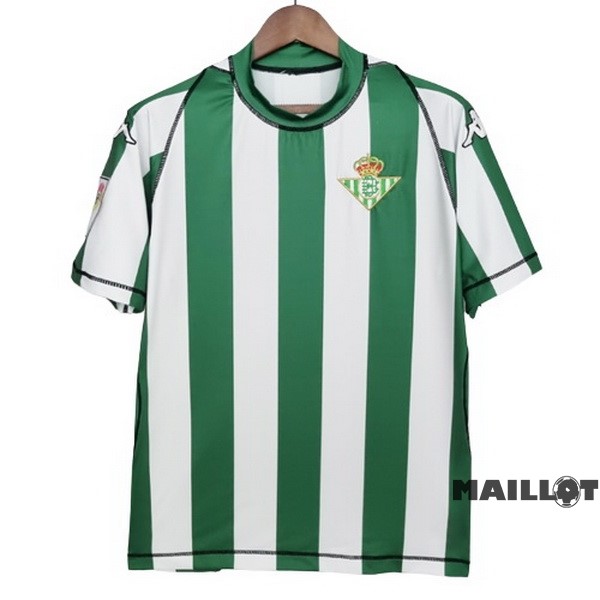 Foot Maillot Pas Cher Domicile Maillot Real Betis Retro 2003 2004 Vert