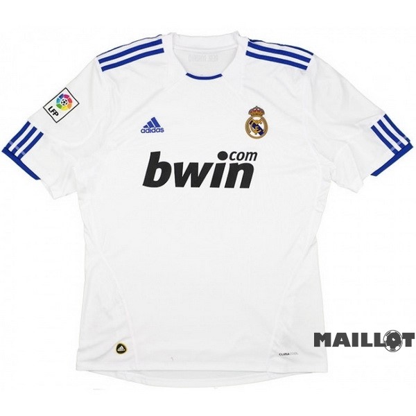 Foot Maillot Pas Cher Domicile Maillot Real Madrid Retro 2010 2011 Blanc