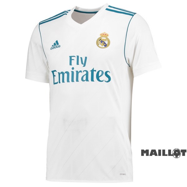 Foot Maillot Pas Cher Domicile Maillot Real Madrid Retro 2017 2018 Blanc