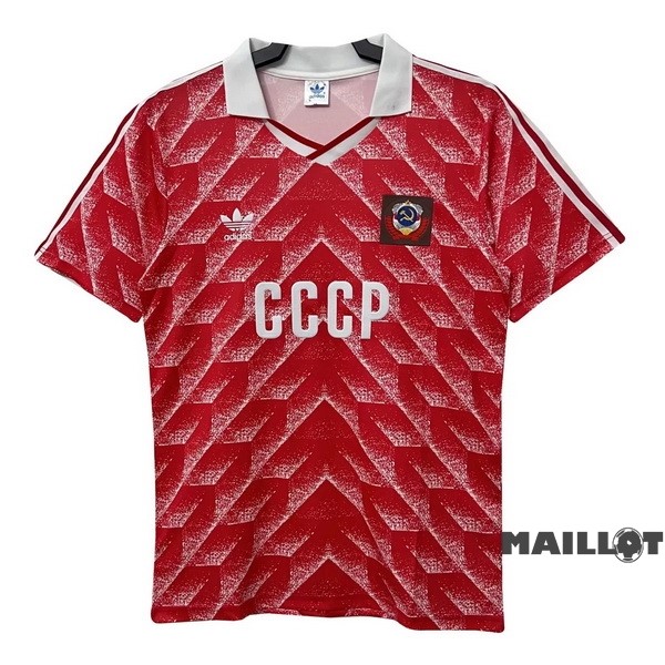 Foot Maillot Pas Cher Domicile Maillot Russie Retro 1987 1988 Rouge