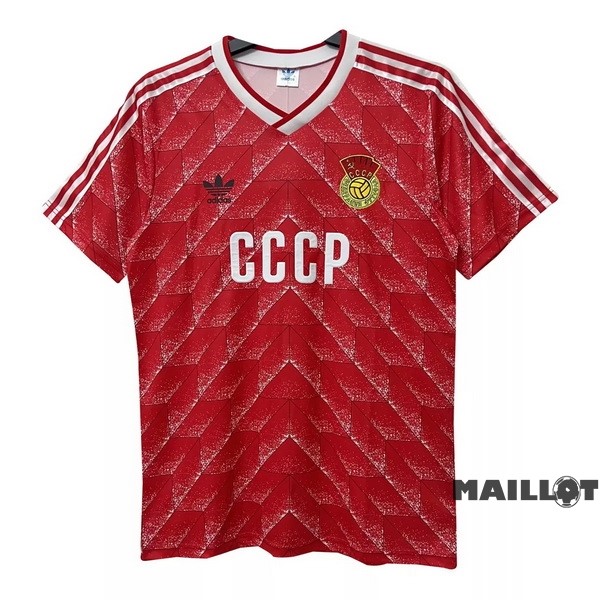Foot Maillot Pas Cher Domicile Maillot Russie Retro 1988 1989 Rouge