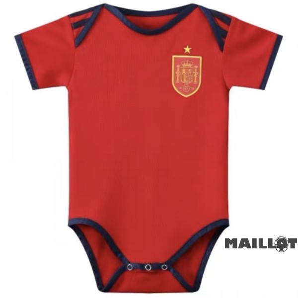 Foot Maillot Pas Cher Domicile Onesies Enfant Espagne 2022 2023 Rouge