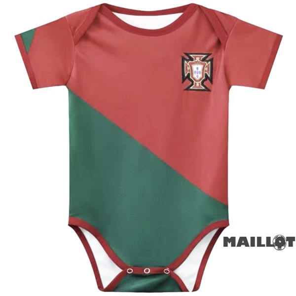 Foot Maillot Pas Cher Domicile Onesies Enfant Portugal 2022 Rouge