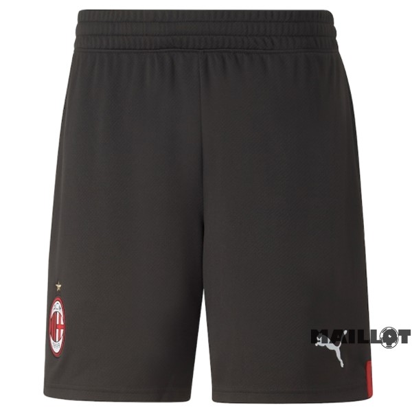 Foot Maillot Pas Cher Domicile Pantalon AC Milan 2022 2023 Noir